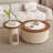 Vintage round end table-106609463