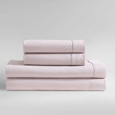 Calvin Klein Washed Percale Cotton Sheet Set