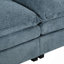 Canapé modulaire en U en chenille avec coussins d'accoudoirs réglables - pour les salons, les bureaux et les espaces spacieux-839122596