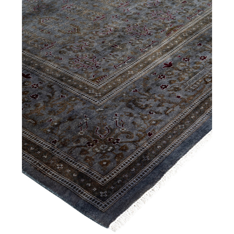 Overdyed One-of-a-Kind 8' 1" X 8' 1" Hand Knotted Area Rug