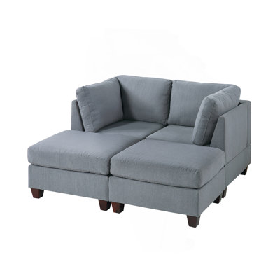 Ensemble modulaire - 4 pièces en gris