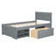 Lit plateforme avec tiroir et deux tablettes-931660257-931660263
