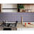 Zio 4'' W x 4'' L Vinyl Peel and Stick Mosaic Tile