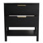Tablette de meuble-lavabo noir 30 po Chestnut