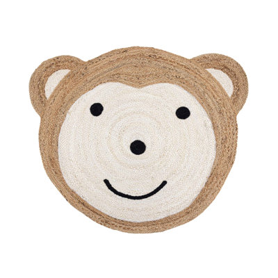 Tapis brun / ivoire en jute / sisal 2 pi 11 po Sandbach