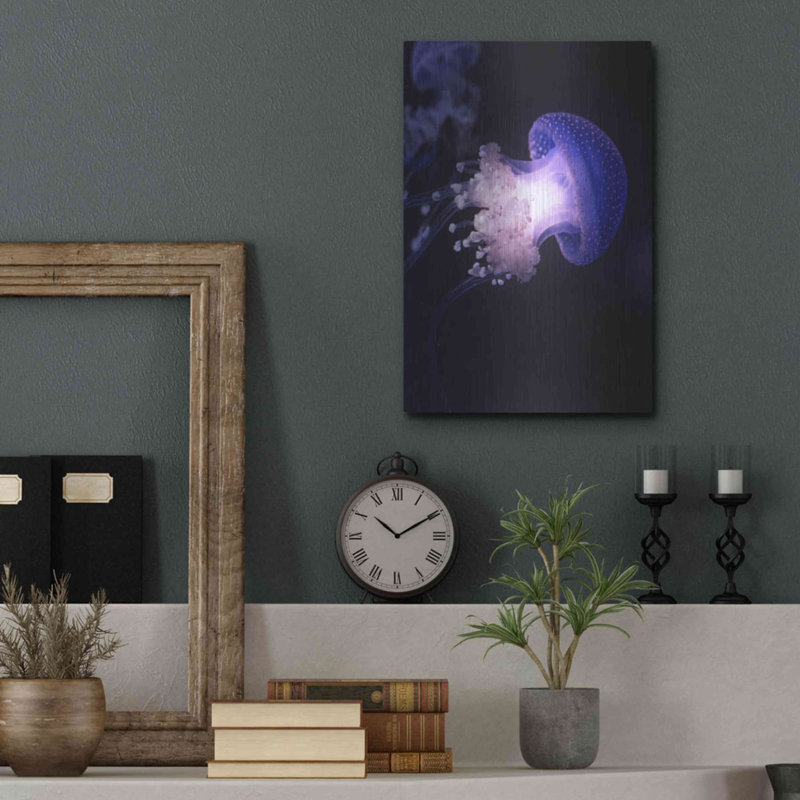 «Underwater Mushroom» par Luxe Metal Portfolio, H 16 po x l 12 po 
