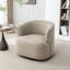 Fauteuil demi-tonneau pivotant de 32 po Tybias-715536407