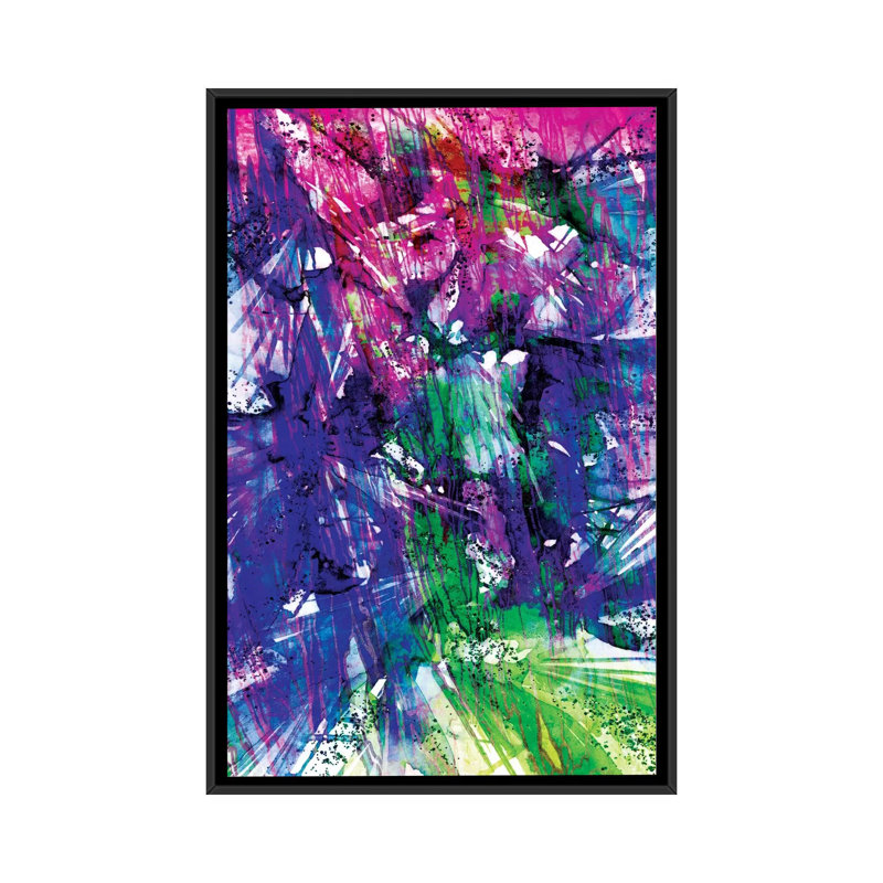 Birds of Prey - Twilight Spark Painting Print on Wrapped Canvas, Black Framed Canvas, 26" H x 18" W x 1.5" D, No Mat