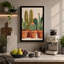 Potted Desert Specimens Botanical 1 Piece Wrapped Canvas Wall Art-849364658-849364671