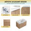 Meuble-lavabo mural simple 30 po avec lavabo en résine-1720960007