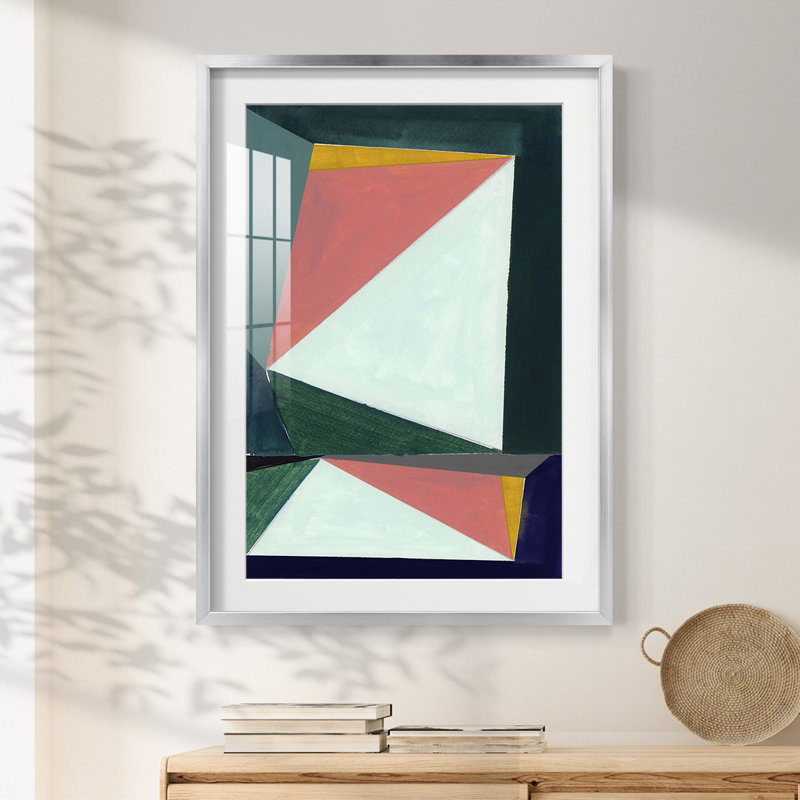 Chop I -Framed Print, 28.5" H x 20.5" W, Silver