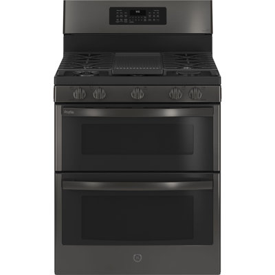 GE Profileâ¢ 30"" Sealed Burners Double Oven -  PGB965BPTS