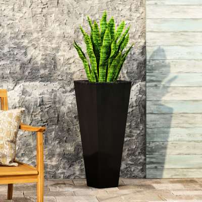 Jardinière en pierre de 13 po x 32,5 po pour l'extérieur - Ajoute du caractère à la cour 32,5 po, accessoire de jardin de qualité
