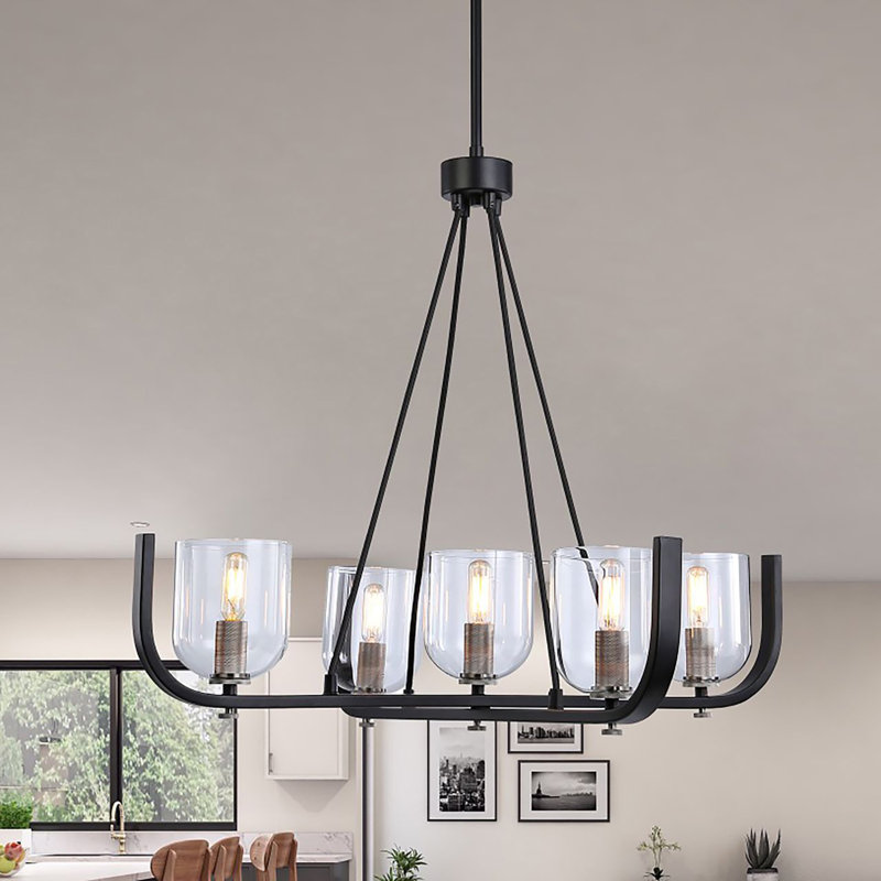 Lustre Cheshire, Noir / nickel