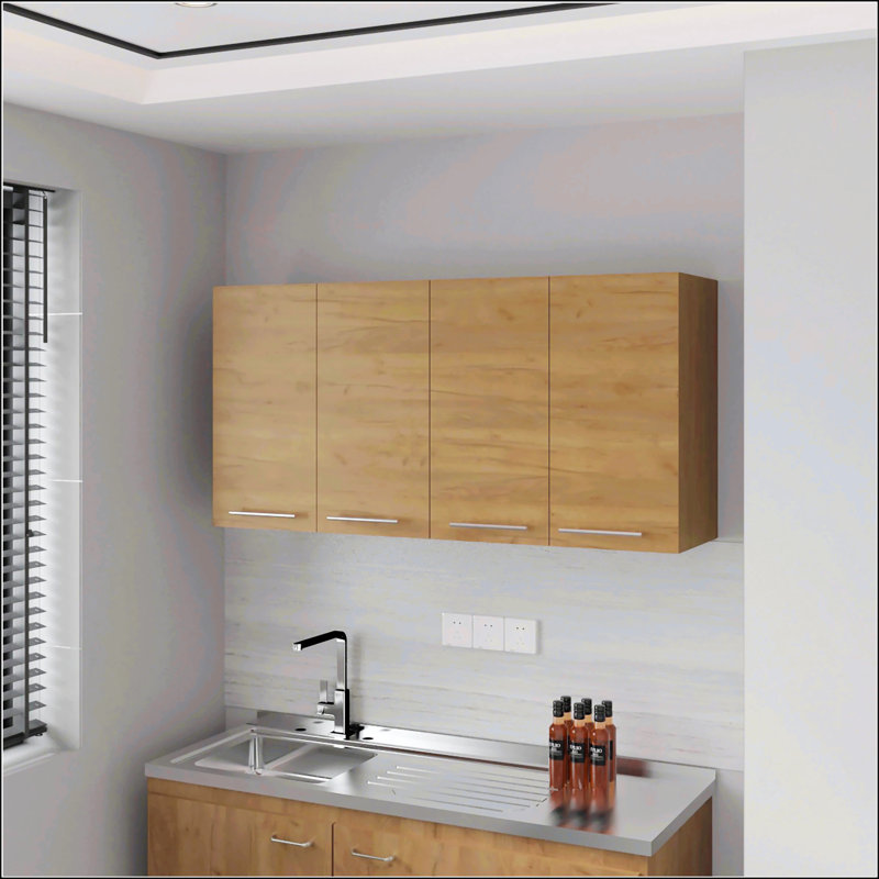 Armoire murale en chêne naturel