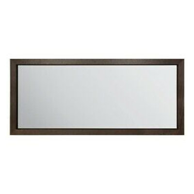 Azarious Wood Flat Wall Mirror