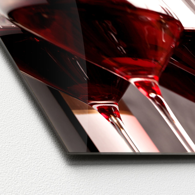 No Frame Print on Glass, 50 cm H x 125 cm W x 1.4 cm D