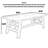 Nordic modern minimalist rectangular solid wood dining table-820435385