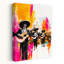 Vibrant Mariachi Street Music Colorful Traditional Vibrant City Wall Art Print 1 Piece Wrapped Canvas Wall Art-1452204902