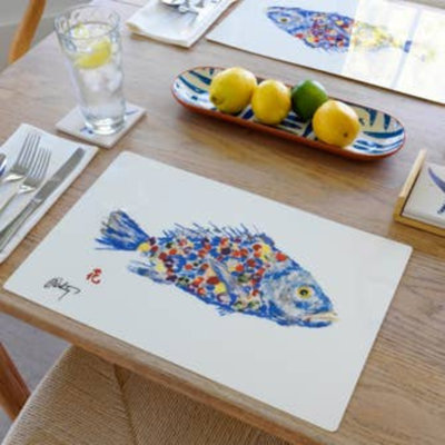 Napperon Rainbow Fish | Maison de plage
