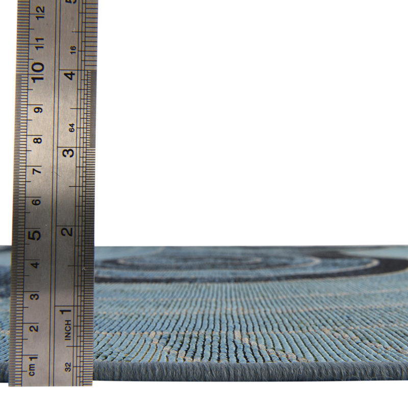 Deweese Washable Geometric Indoor / Outdoor Rug, Rectangle 10' x 12'2"