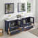 Karson 72'' Double Bathroom Vanity with Engineered Marble Top with Mirror
