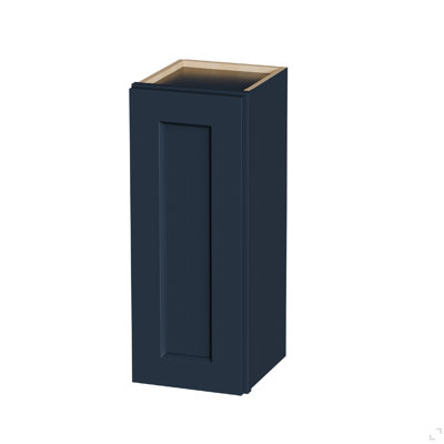 Armoire murale 12 po en bois massif avec 2 tablettes réglables prêtes à assembler pour la cuisine, la salle de bain, la buanderie et le garage (l 12 po x P 12 po x H 30 po)