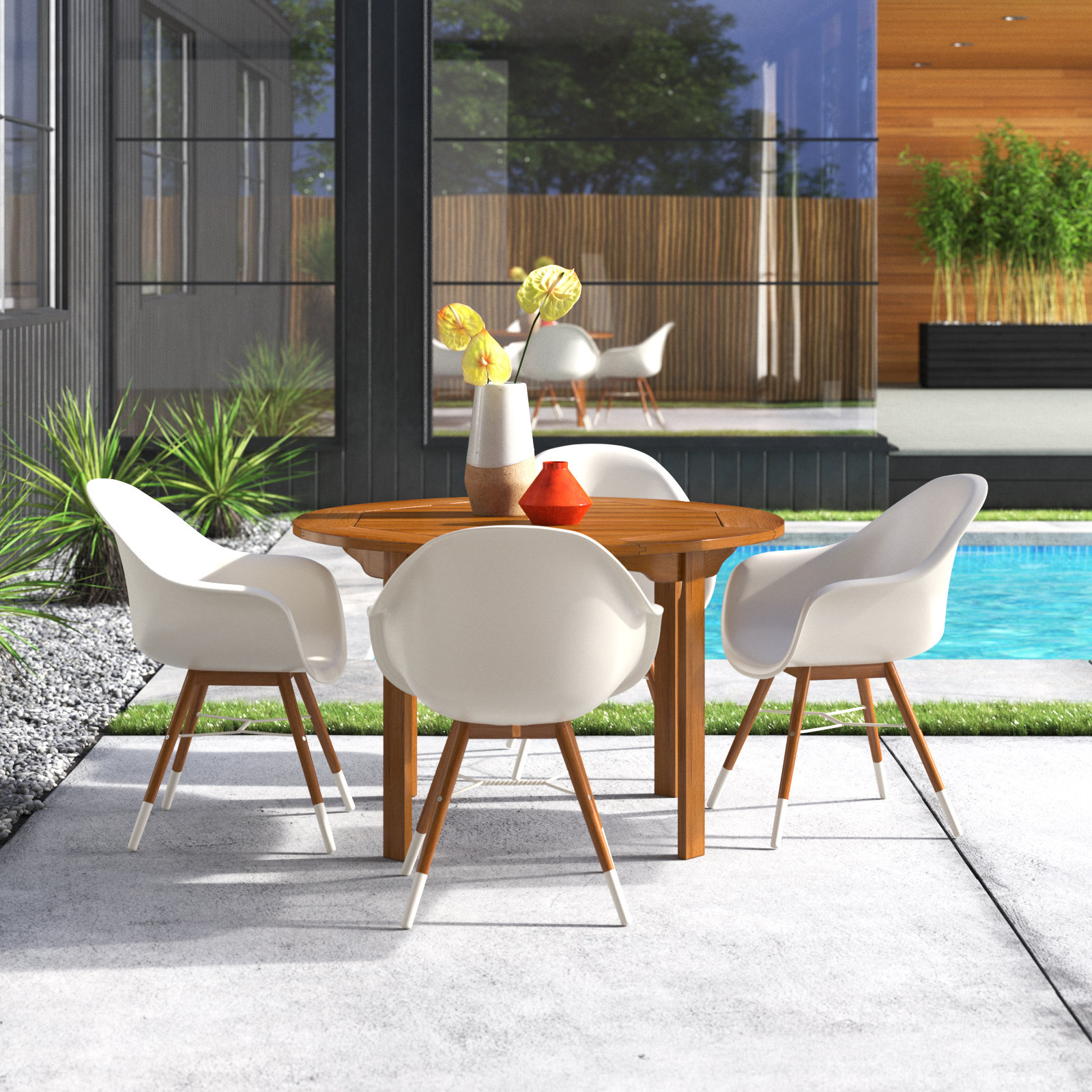 Lark Manor™ Anautica Piece Dining Set Reviews Wayfair