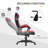 Comfortable Ergonomic Office Chair with Advanced Massage and Heating Functions