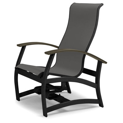 Askar Swivel Powder Coated Aluminum Outdoor Lounge Chair