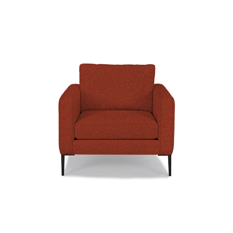 Fauteuil large de 36 po Odin, Mélange de polyester paprika