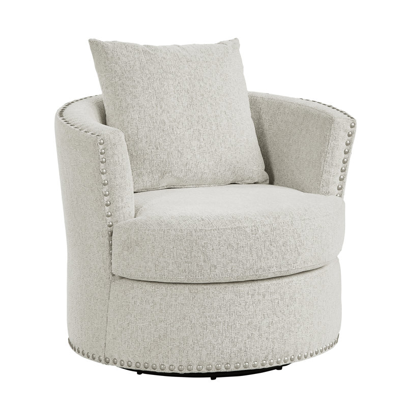 Chaise Prendergast, Chenille beige Mahir