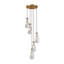 Luminaire suspendu en forme de goutte d'eau, hauteur réglable, E12, ampoule non incluse-652854547-652854557
