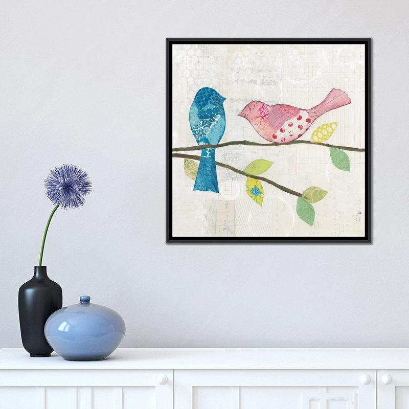«Catching Up V», impression sur toile, H 18 po x l 18 po x P 1,5 po, Toile avec cadre noir, Pas de tapis