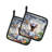 Caroline's Treasures The Dog Chef Polyester Potholder Set