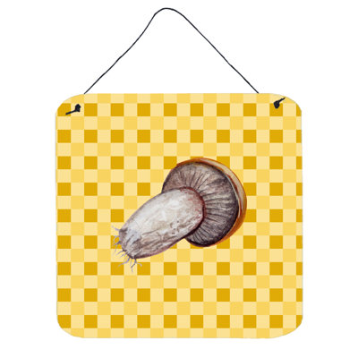 Décoration murale champignon rotkappe sur basketweave