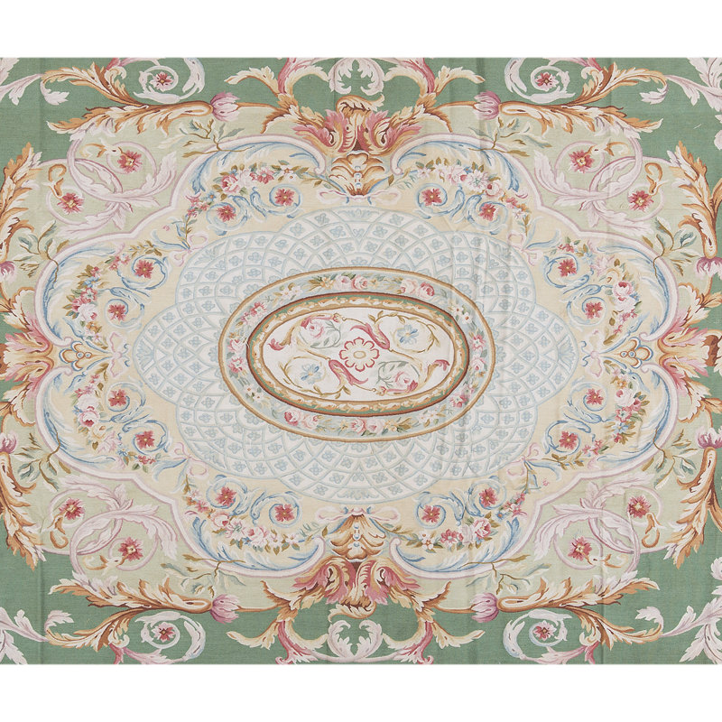 Hand-Knotted High-Quality Gold Area Rug