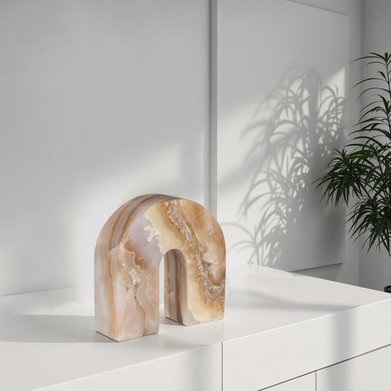 Onyx Sculpture, Rainbow, Amber