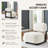 Vanegas Modern Accent Chair With Solid Wood Frame-1731906558