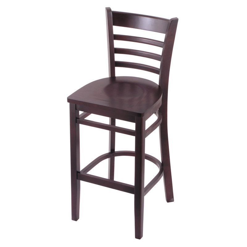 25" Bar Stool, Dark Cherry, Bar Stool (25” Seat Height)