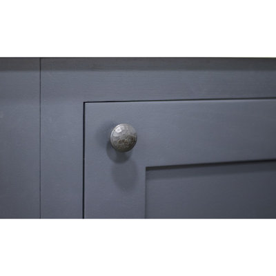 Hammered 30mm Diameter Round Knob