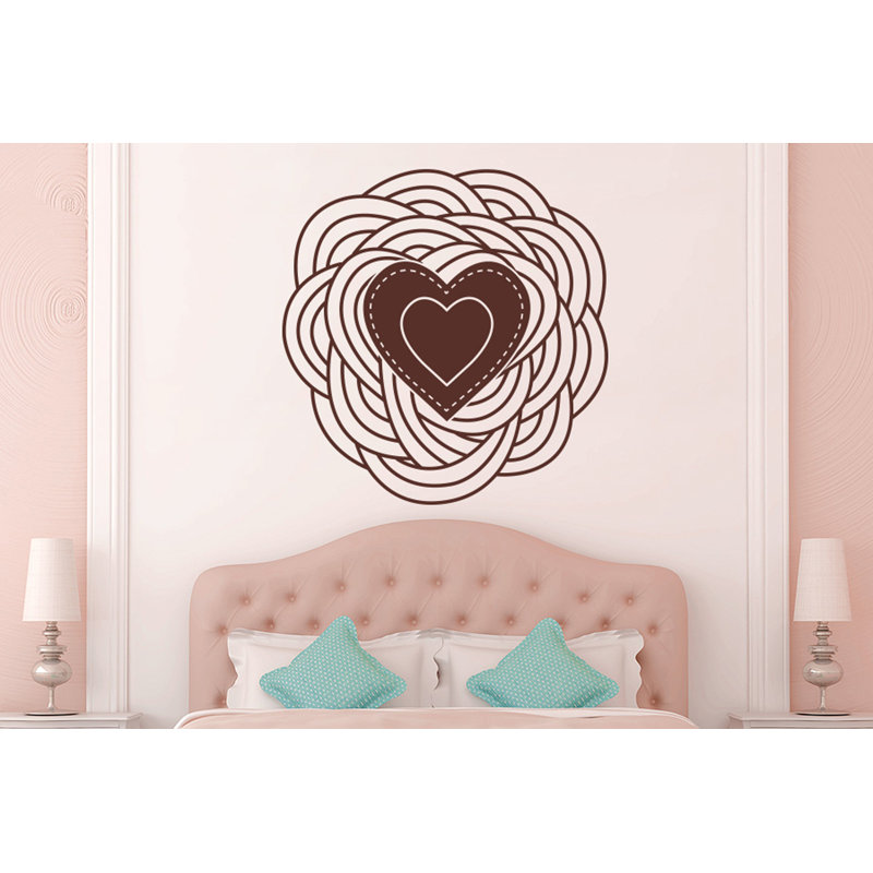 Abstract Wall Decal, Brown