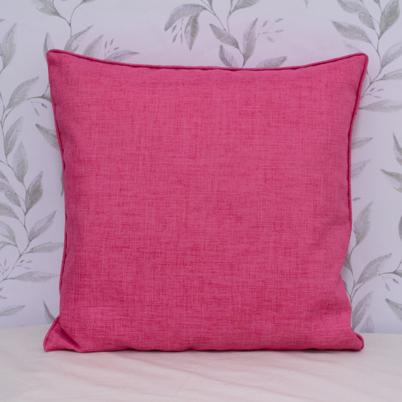 Square Throw Pillow Cover, Pink