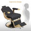 Classic Heavy-duty Reclining Barber Chair, Hydraulic Salon Chair, Faux Leather-650226809