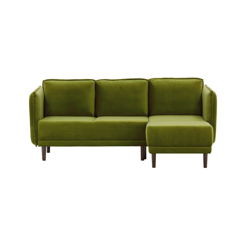 Hollenbeck 4 Seater Sofa Bed, Olive Green