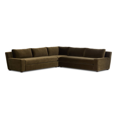 Yelena 3PC Sectional-Surrey Olive