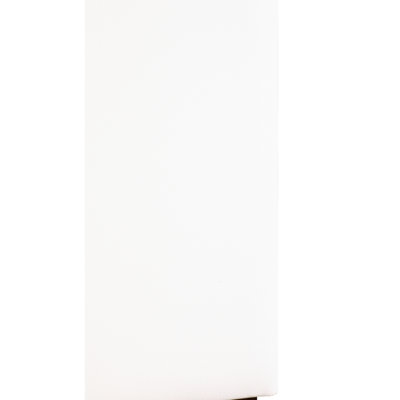 Grand lit blanc avec tête de lit séduisante - Hauteur réglable pour un sommeil paisible dans un look éblouissant en similicuir