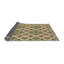 Motif géométrique beige/vert Tapis décoratif-1188189347