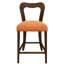 Tabouret de comptoir sans accoudoirs en noyer et 2, en bois d'hévéa de haute qualité, de construction, de dossier légèrement incurvé pour les tabourets en relief, de fabrication solide, de confort et de comptoir de cuisine idéal-1604871622-1604871641