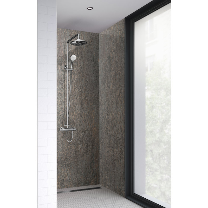 60mm 59mm W x 242mm H Decorative Wall Panel with Glass
